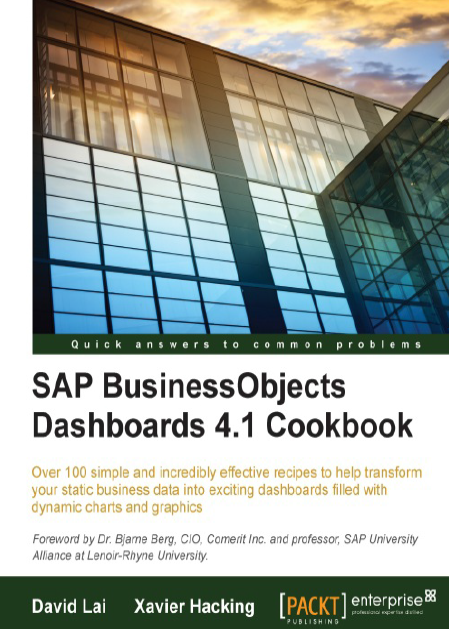 دانلود کتاب آموزش SAP BusinessObjects Dashboards 4.1 Cookbook